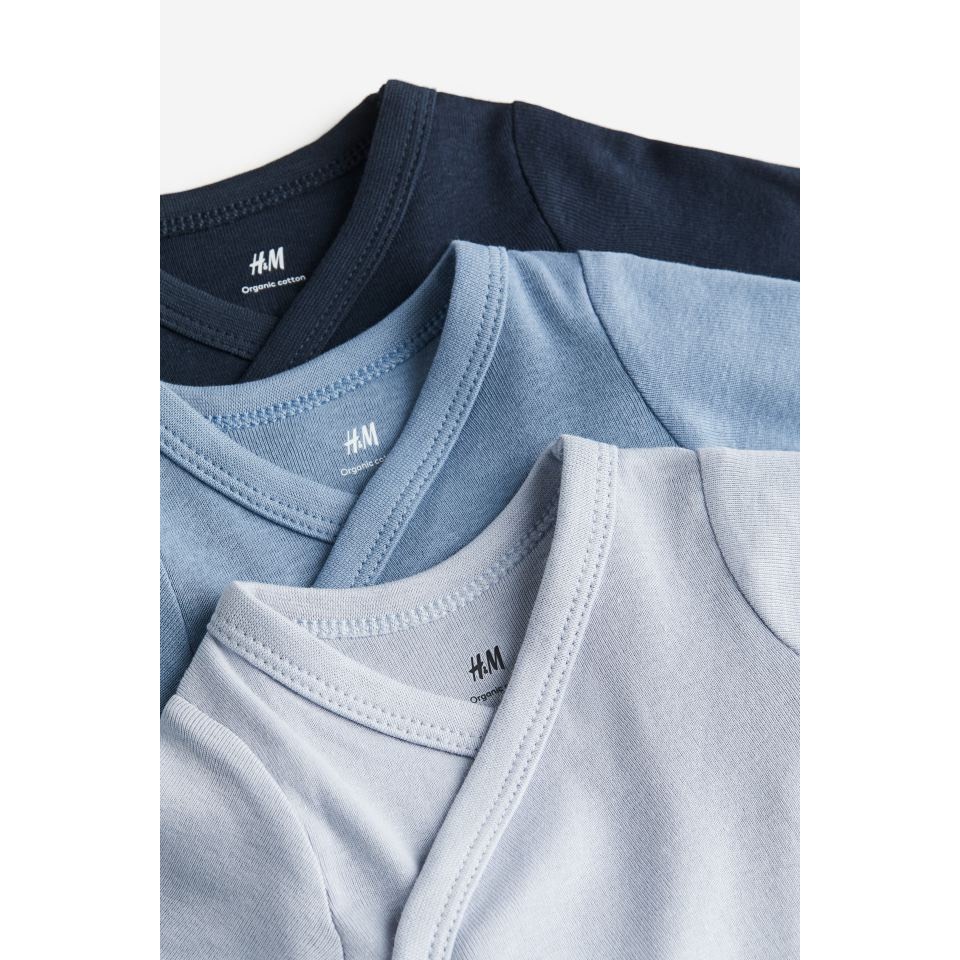 Bộ quần áo sơ sinh organic cotton tách set bán lẻ HM US 1-2m đến 6-9m link 2