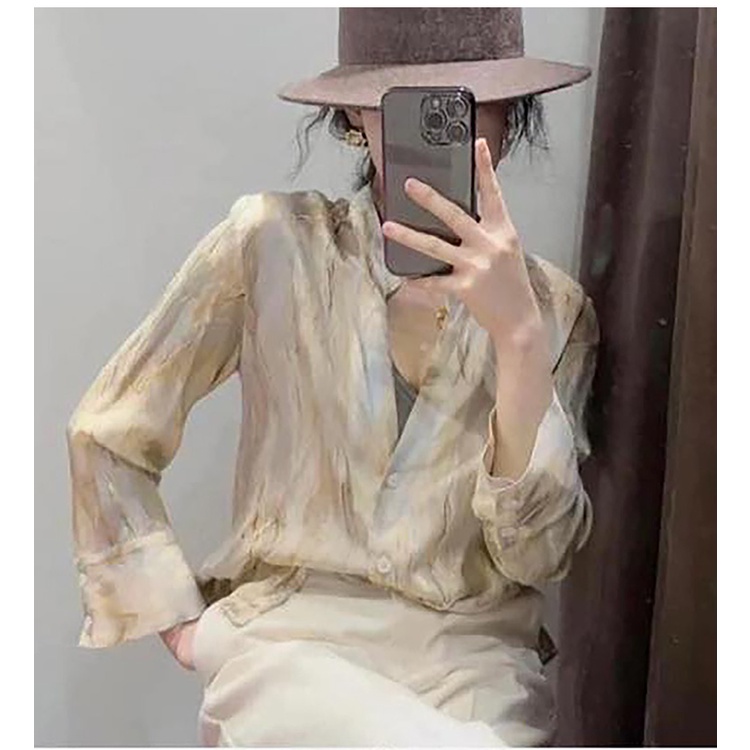 Áo Sơ Mi Nhuộm Màu Và Quần Dài Ống Rộng Thời Trang Xuân Hè Zara 232474010 2449010