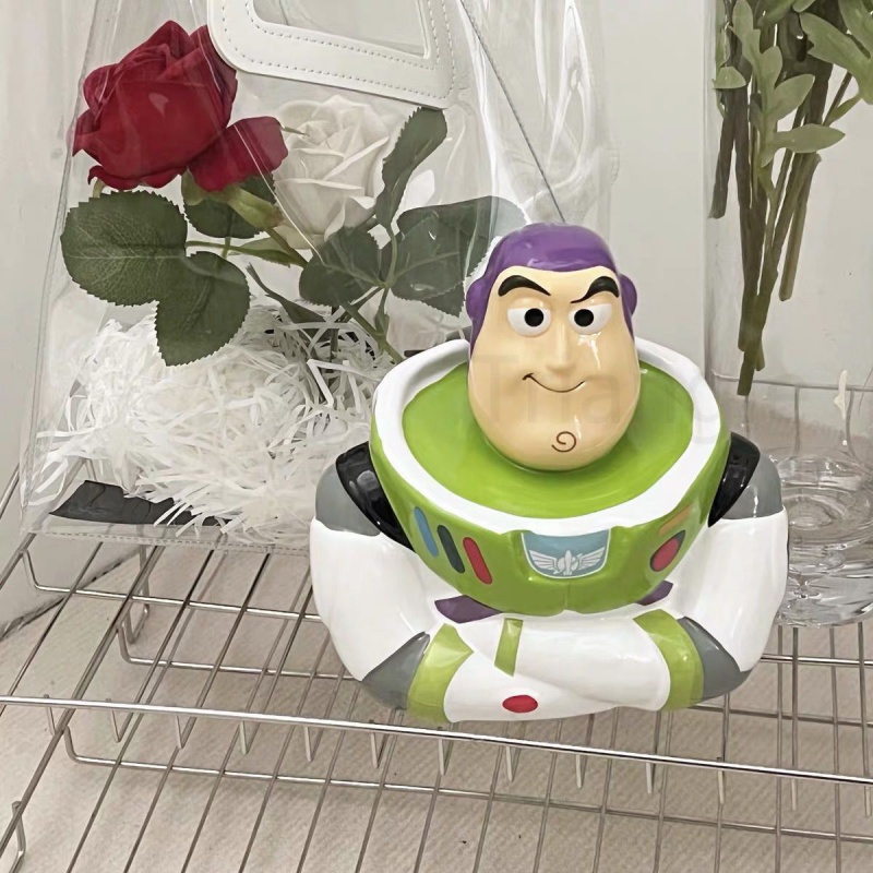 Ống Heo Tiết Kiệm Hình buzz lightyear toy story Dễ Thương Trang Trí Bàn Làm Việc