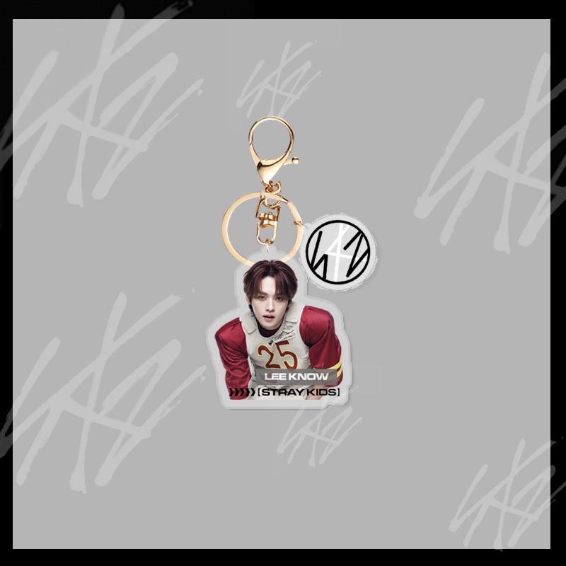 Móc Chìa Khóa Bằng Acrylic In Hình Nhóm Nhạc Kpop Stray Kids Mới