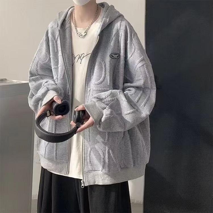 Áo hoodie trắng Khoác Thể Thao Có Mũ Trùm Dáng Suông Năng Động Thời Trang áo khoác đôi nam nữ Harajuku Nhật Bản Cho Cặp Đôi áo khoác nam nỉ