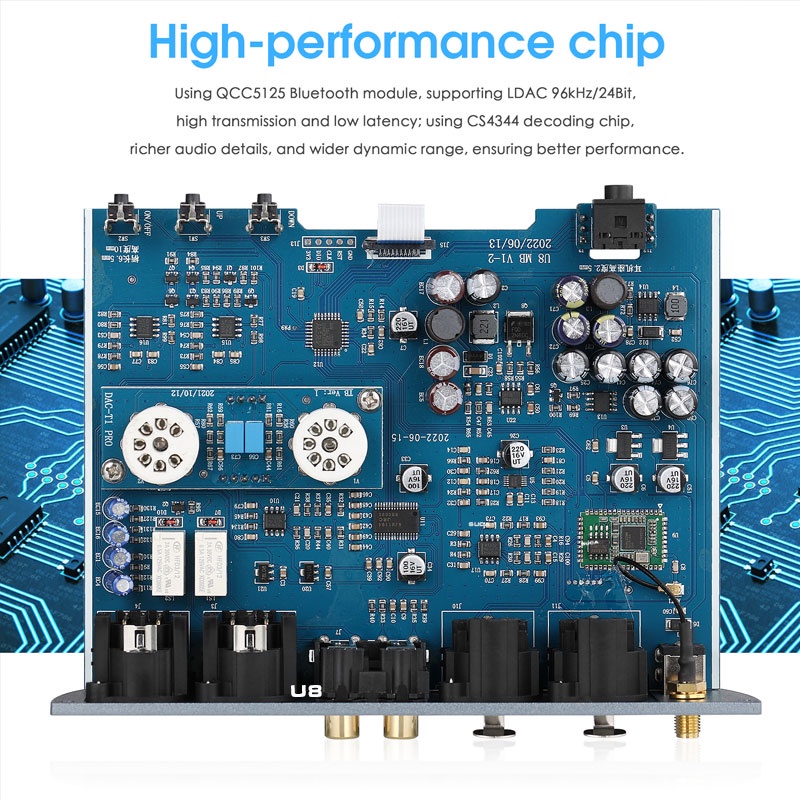 Bộ tiền khuếch đại | Pre đèn Suca U8 | Full Balance - Chip QCC5125