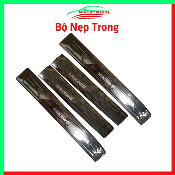 Ốp bậc cửa nẹp bước chân TITAN ô tô Mazda 6 2015-2023 chống trầy bảo vệ xe
