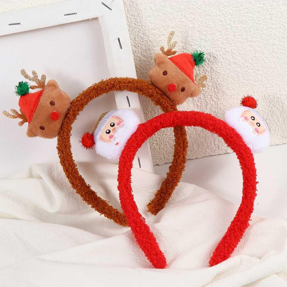 Giovanni Băng đô cài tóc rửa mặt Hình Ông Già Noel Tuần Lộc Giáng Sinh Dễ Thương
