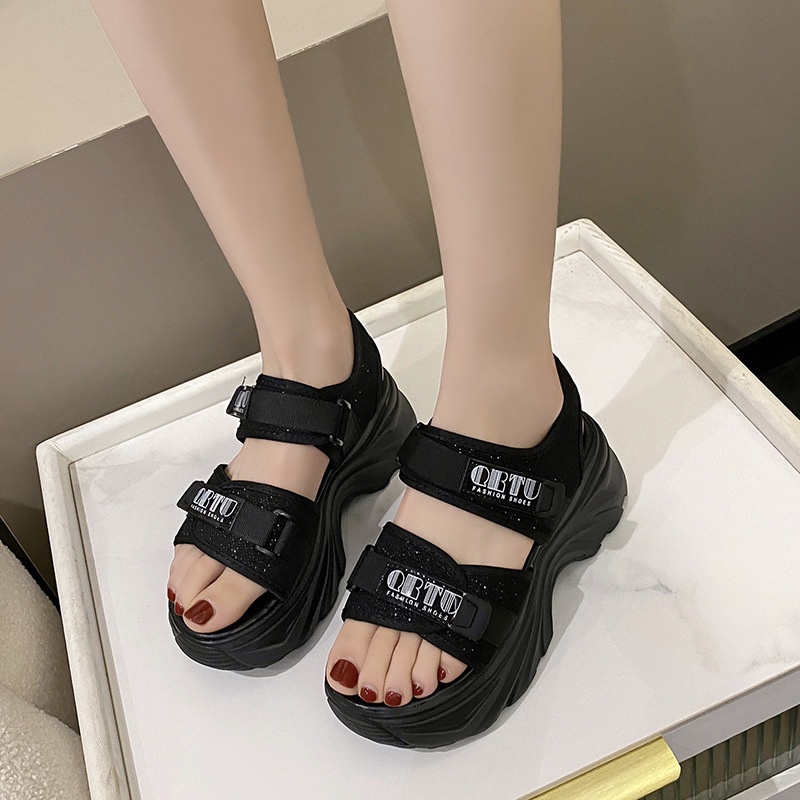 CK  dép sandal nữ giày sandal nữ dép đế cao đi biển Thoải Mái Xinh Xắn 31Z23080218
