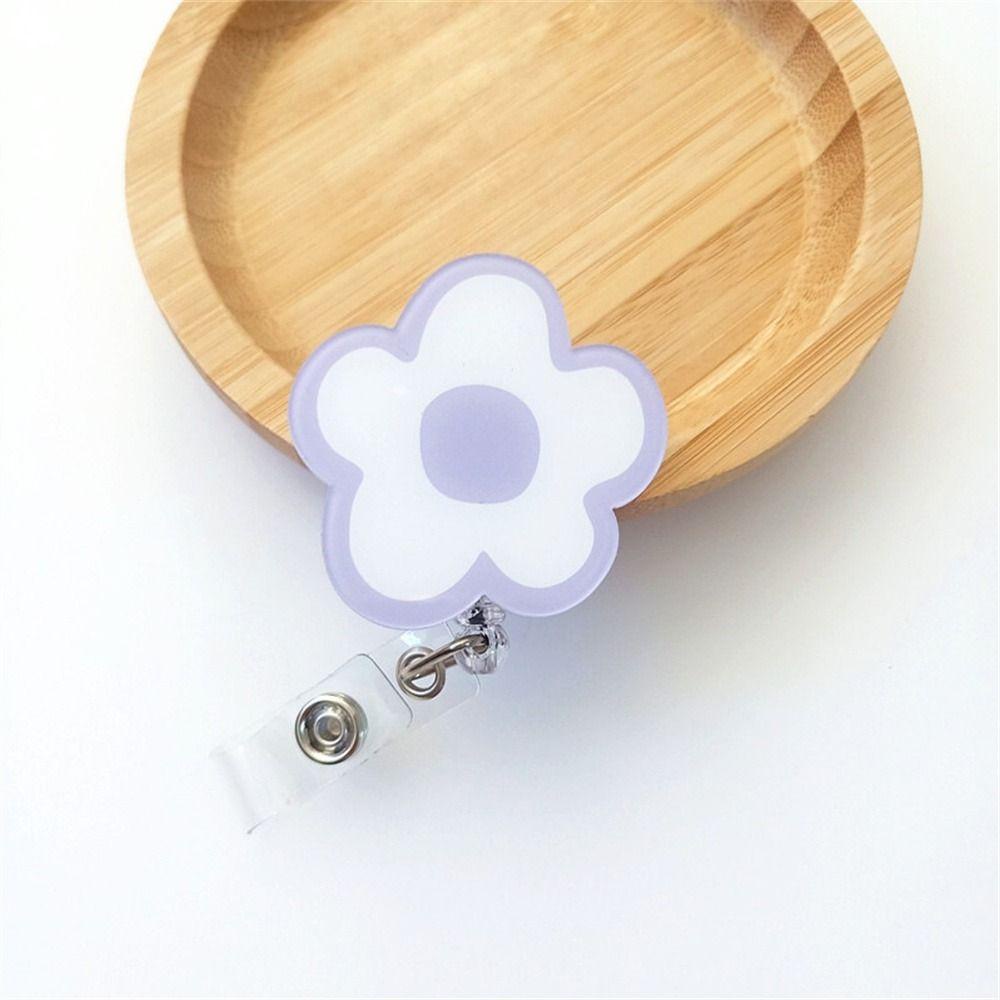 Lanfy Bảng Tên Y Tá Hình Hoa Có Thể Thu Vào Dễ Dàng Có Khóa Kéo Cho Học Sinh / Bác Sĩ kawaii