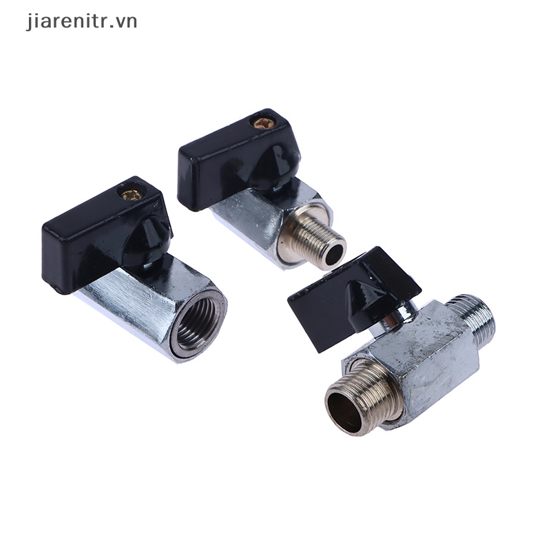 Van Khóa Khí Nén Khí Gas / Dầu / Nước Bằng Đồng Thau 2 Điểm Mini