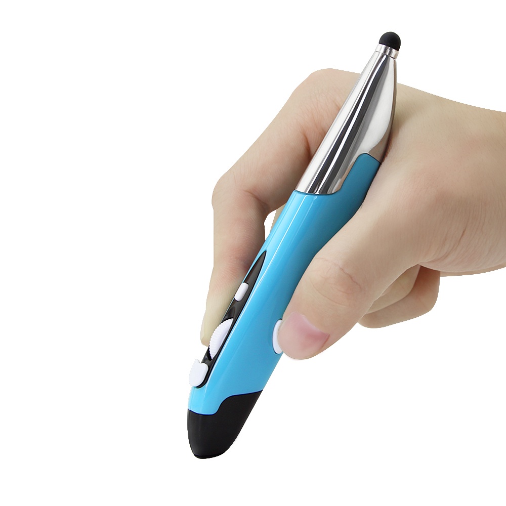 Chuột Không Dây Dạng Bút Thông Minh 2.4GHz ABS + silicone 1600 DPI