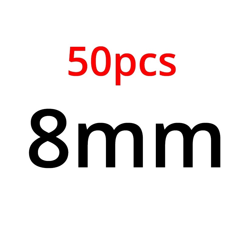 Amlucas Bộ 50 Hạt Phát Sáng Tròn Chuyên Dụng Cho Câu Cá