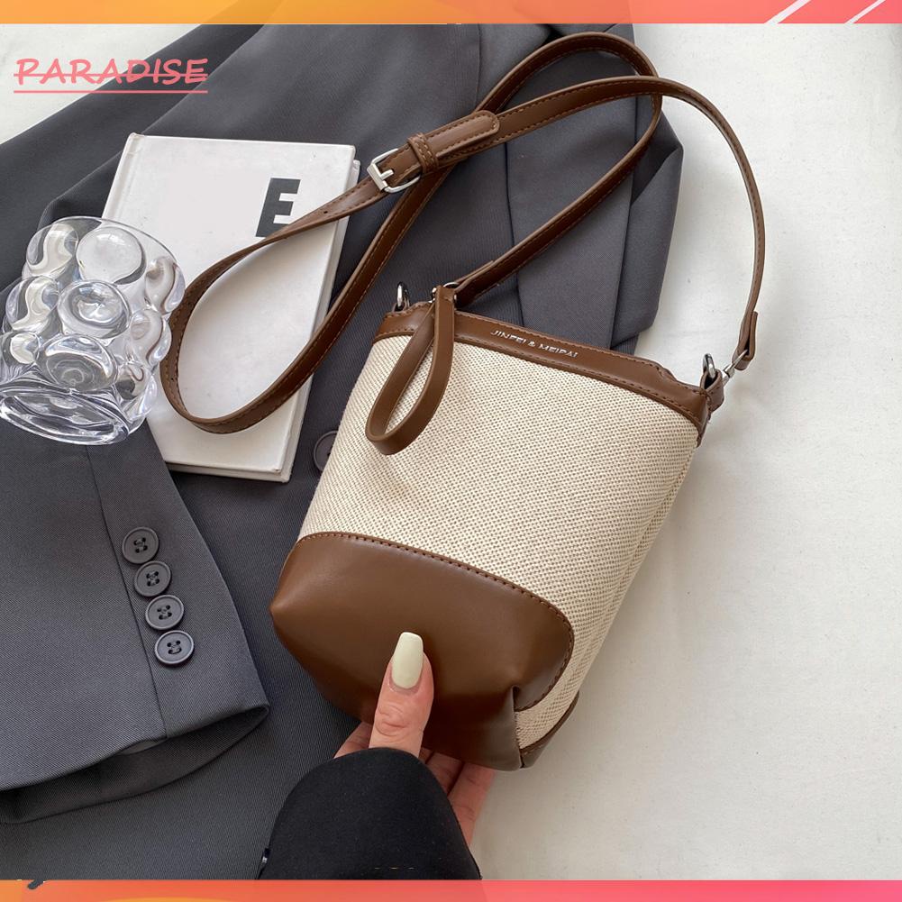 Túi Xách Bucket 1.vn Có Khóa Kéo Màu Sắc Retro Dành Cho Nữ