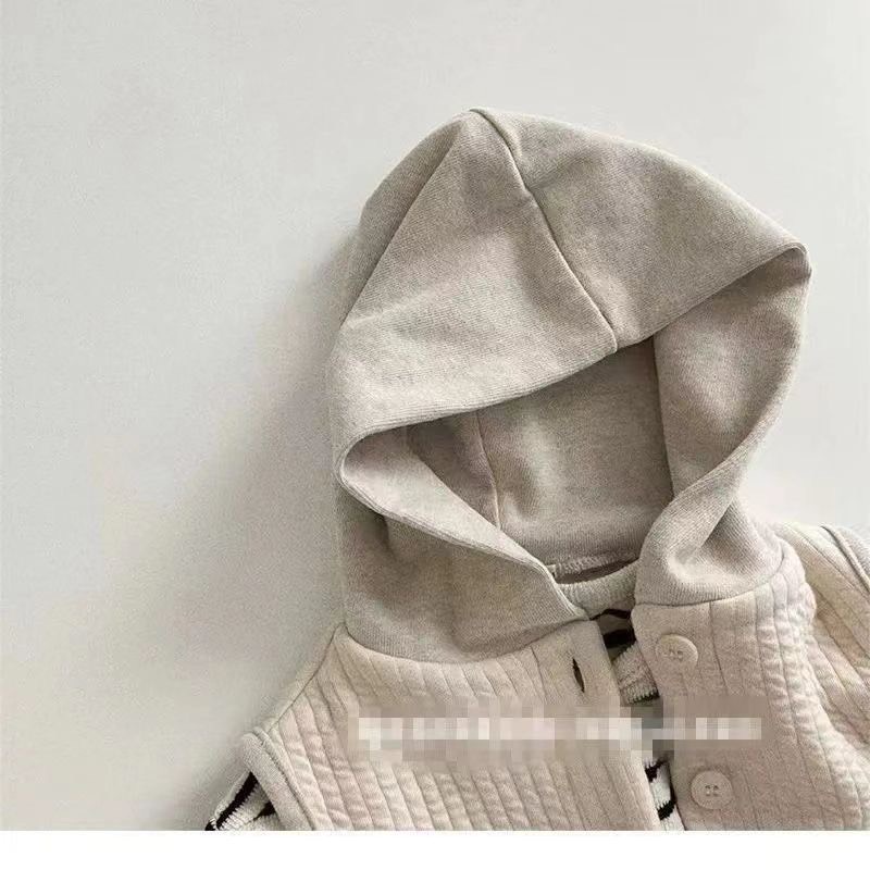 Áo Hoodie Không Tay Phong Cách Hàn Quốc Thời Trang Xuân Thu Dành Cho Bé