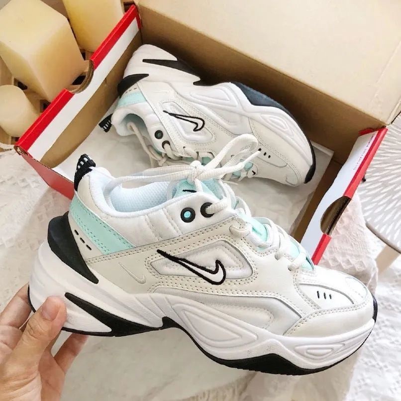 Giày bố m2k dòng sen giày nam cặp đôi phong cách nữ sinh đa năng nhẹ nhàng giày chạy bộ thông thường đế dày giày nữ nâng cao