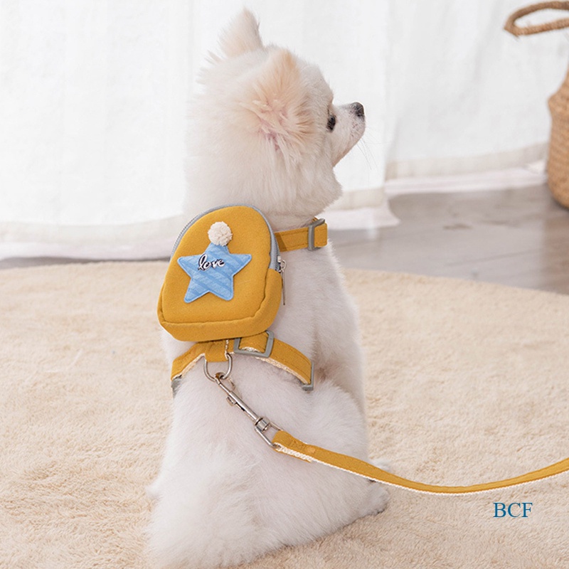 Bcf dây buộc dây buộc cho thú cưng đa chức năng với ba lô đi ra ngoài dây đeo cho chó đi dạo dây buộc cho chó dây xích cho chó và bộ cổ áo