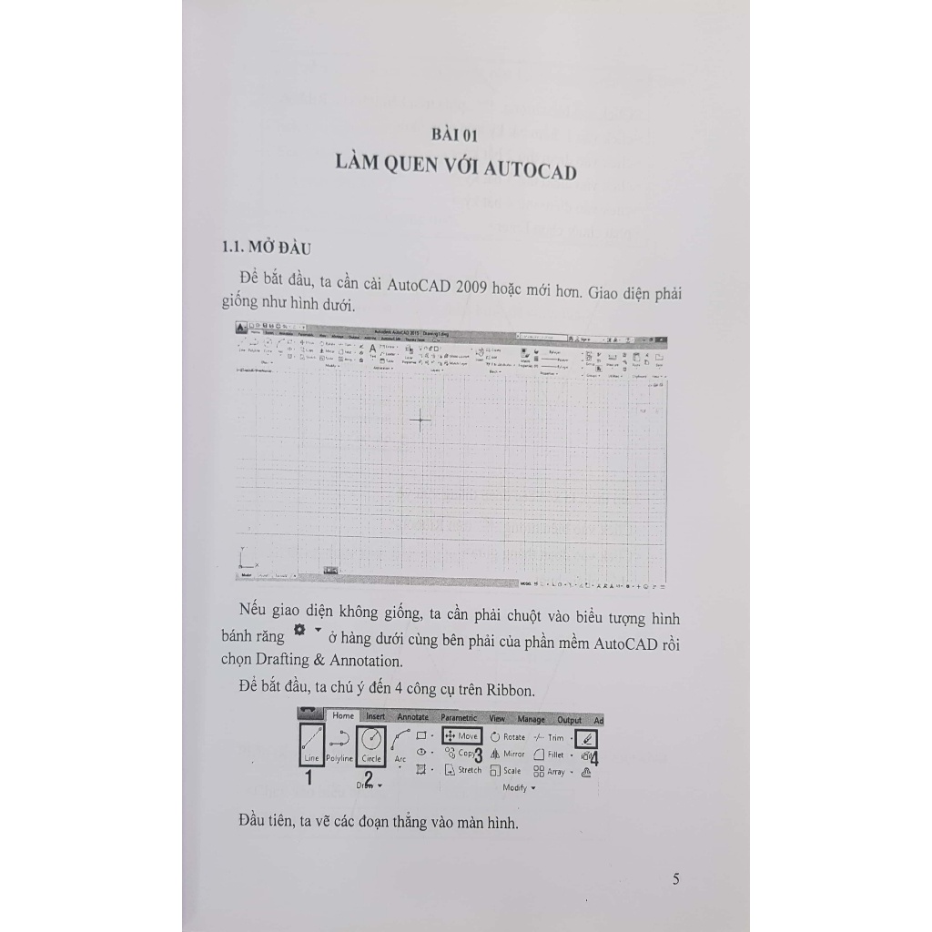 Sách - AutoCAD Cơ Bản Cho Người Mới Bắt Đầu - Nhà Sách Pháp Luật New