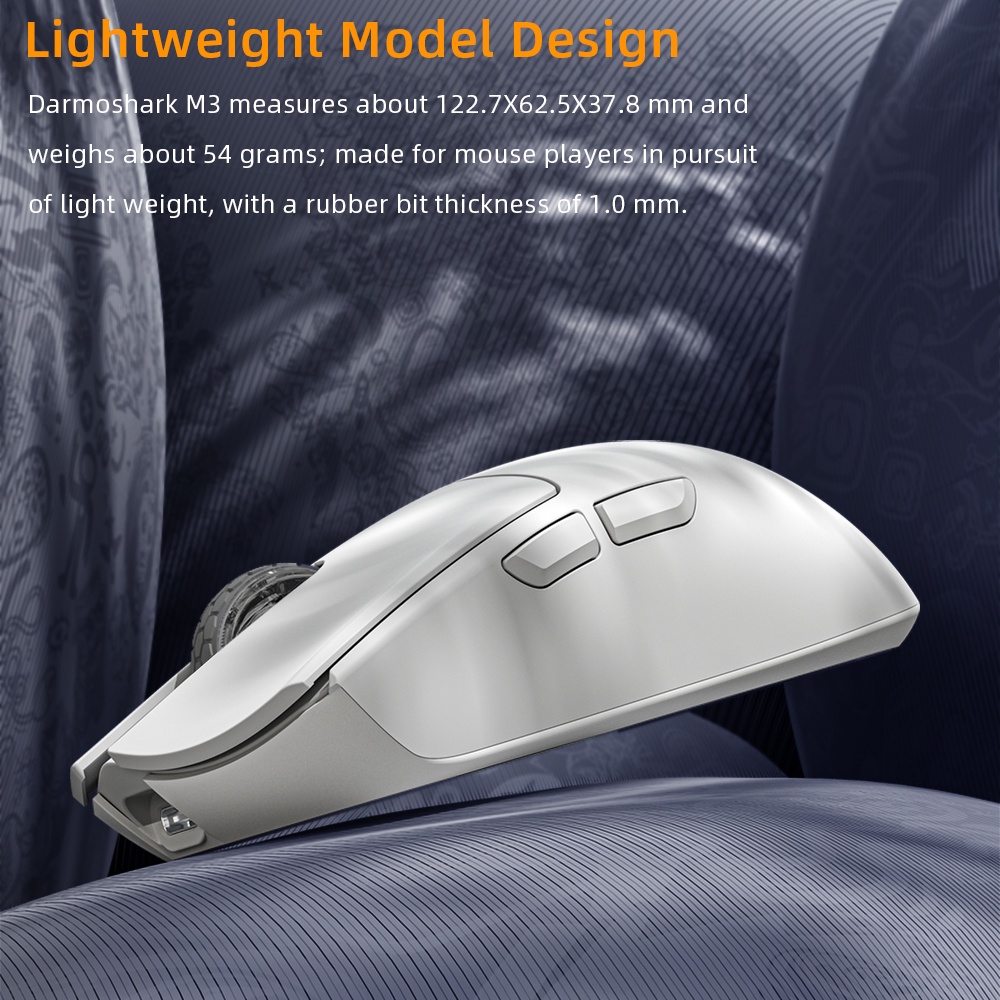 Chuột bluetooth Không Dây Chơi game darmoshark m3s 2khz esports Chơi game paw3395