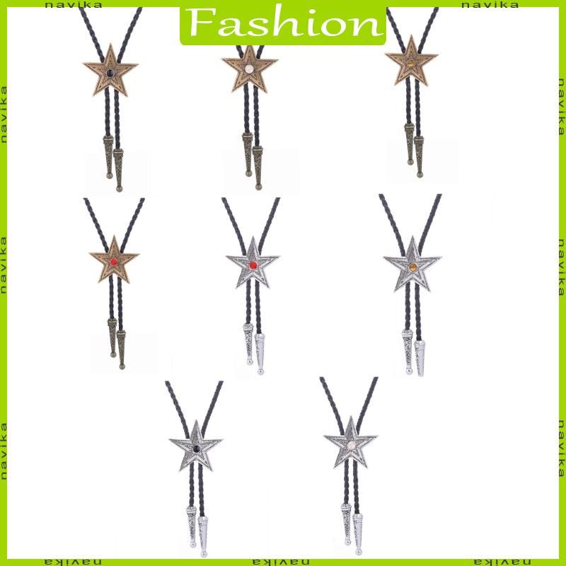 Nav western vintage bolo tie star bolo tie turquoise bolo tie american bolo tie