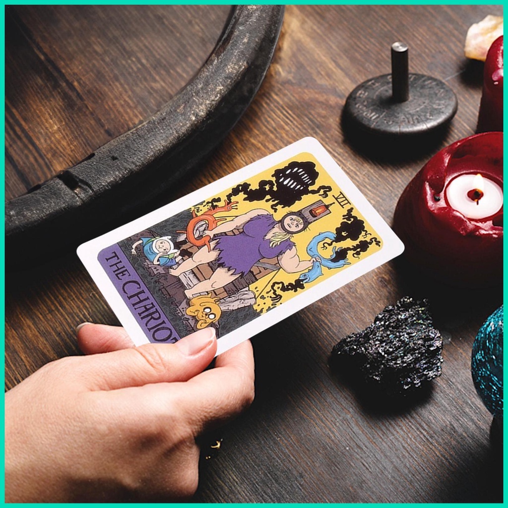 Bói toán tarot cards tinbox cuộc phiêu lưu thời gian tarot oracle cards board game tiếng anh bói toán trò chơi tarot hjuvn