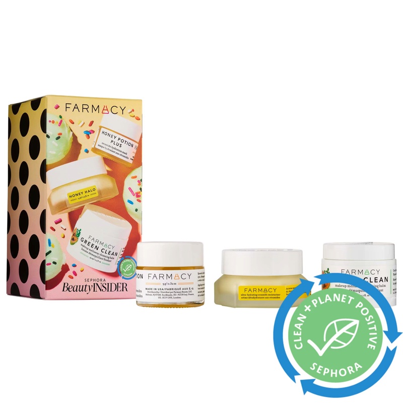 Sét mini FARMACY  Kem dưỡng ẩm Honey Halo Ultra-Hydrating Ceramide Moisturizer