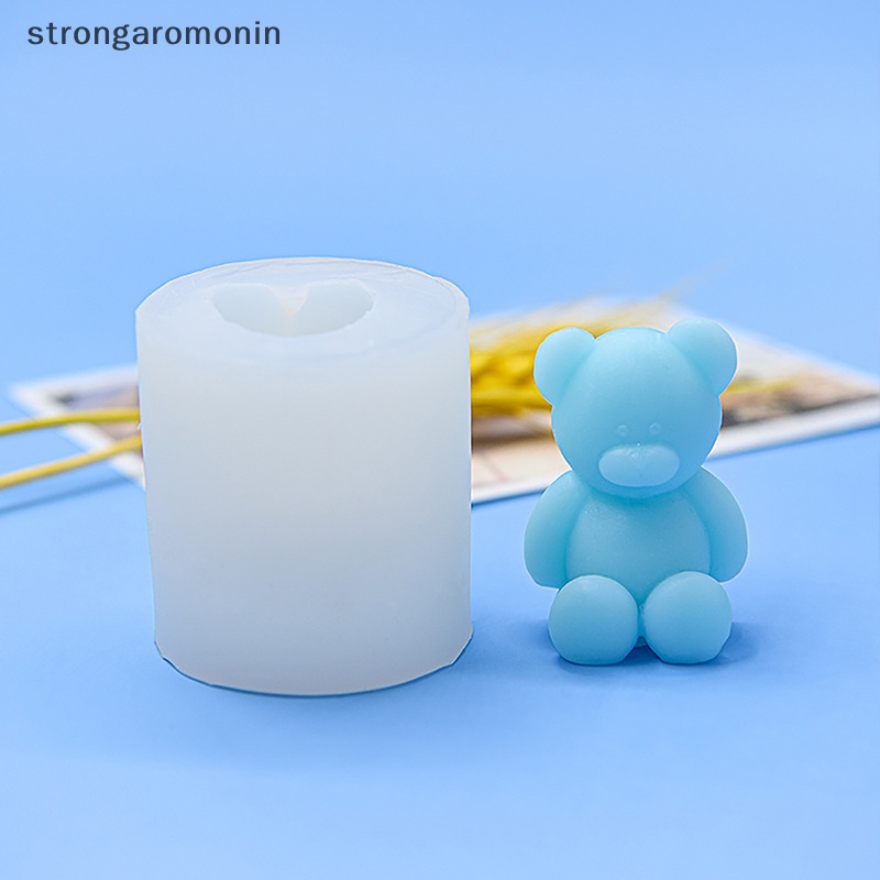 St khuôn silicone gấu nhỏ dễ thương khuôn nướng bánh mousse khuôn trang trí thạch cao khuôn bê tông cho s st