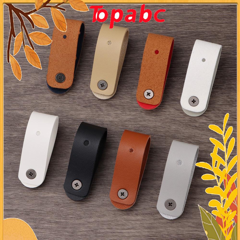 ✦Đầu✦ 1 Dây Buộc Cáp Dễ Thương|Dụng Cụ Quấn Dây Cáp Bằng Da Nhiều Màu Hình Hoạt Hình