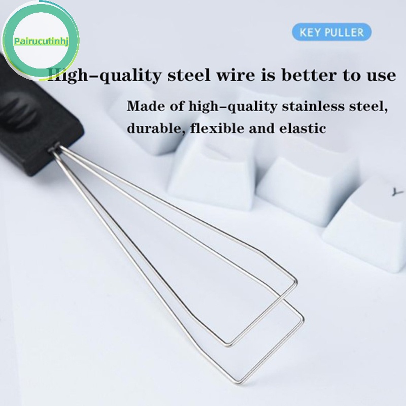 Ghép nối bàn phím bàn phím keycap puller remover with unloading steel cleaning tool keycap aid vn