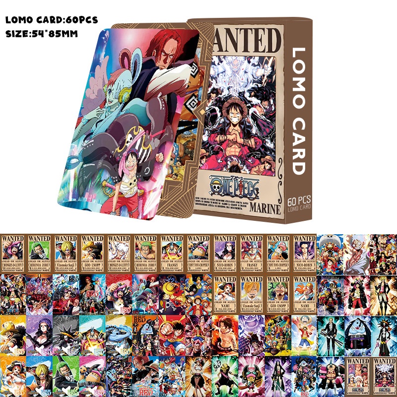 2023 ONE PIECE Photocard Monkey·D·Luffy Usopp Sogeking Lomo Card 60pcs/box