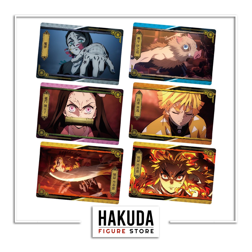 Bánh Xốp Gacha Thẻ Bài Kimetsu no Yaiba Wafer 4 - Chính hãng Bandai Nhật Bản