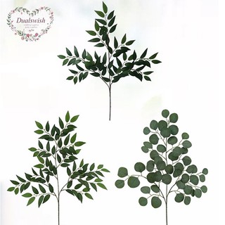 Cành Lá Cây Bạch Đàn Giả Dùng Trang Trí Nhà Cửa / Tiệc Cưới