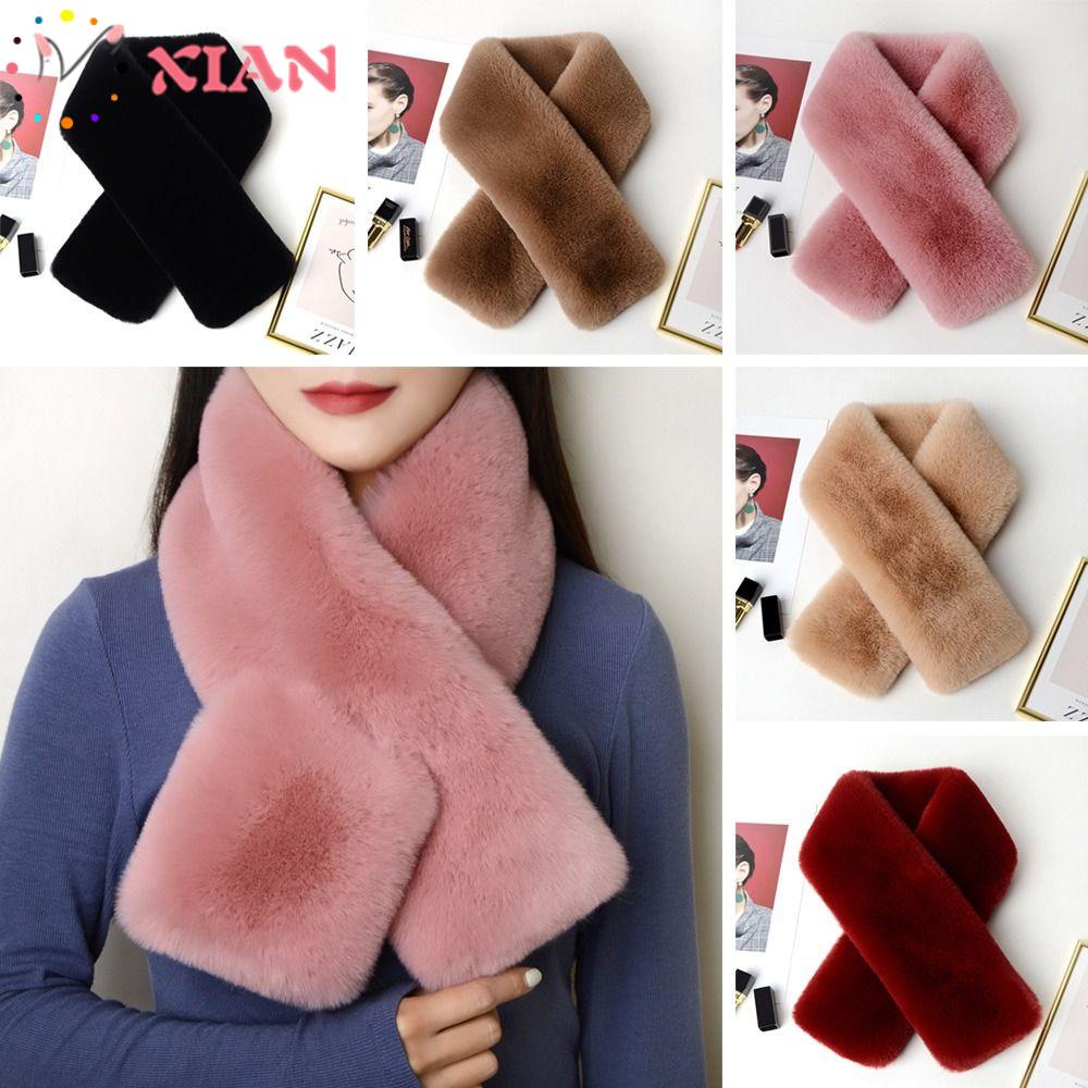 Xiantin cross scarf women winter warm shawl neck warmer