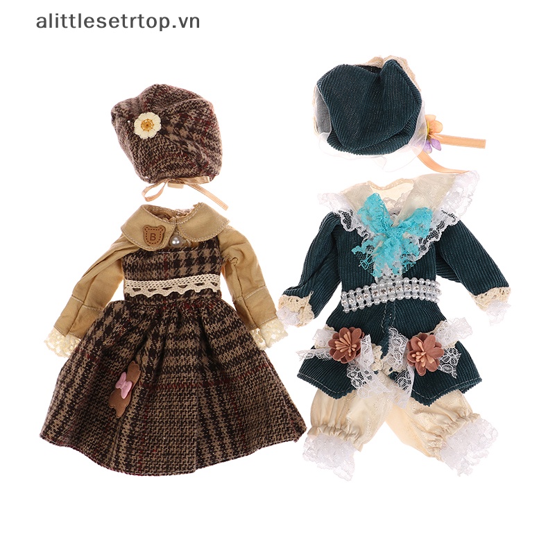 Alittlesetrtop váy búp bê thời trang búp bê quần áo phụ kiện đồ chơi cho 1/6 búp bê cô gái công chúa váy trẻ em ăn mặc đồ chơi.