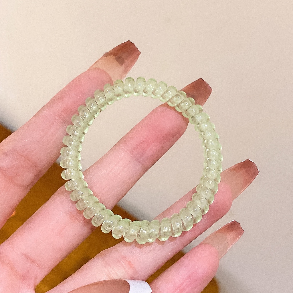 Kẹo màu mới phát sáng cáp điện thoại vòng tóc khăn trùm đầu tươi và không có hại