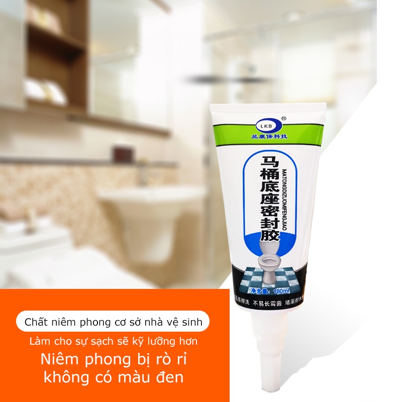 Keo trám gạch nhà tắm, nhà vệ sinh chuyên dụng, keo dán mạch gạch chống thấm nước dung tích 180ml SHERI