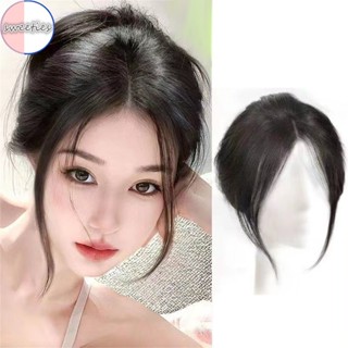 Tóc mái giả râu rồng Y2K vô hình liền mạch mô phỏng 3D tự nhiên tăng khối lượng tóc