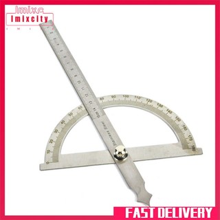 Imixcity angle finder arms thước đo góc 0-180 độ thước đo góc bằng thép không gỉ công cụ góc 14cm