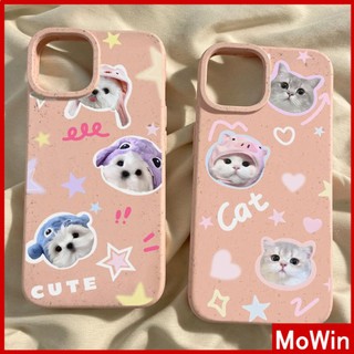 Ốp lưng iPhone 14 Pro max Ốp lưng iPhone Vỏ mềm có thể phân hủy sinh học thân thiện với môi trường Bảo vệ chống sốc màu hồng Hình chó mèo dễ thương Tương thích với iPhone 13 Pro max 12 Pro Max 11 XR XS 7Plus 8Plus