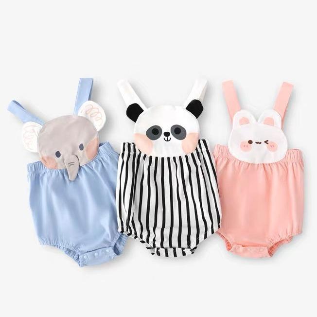 Bộ body ngắn tay bodysuit áo liền quần bộ đồ liền thân Babyshop88vn cho bé trai bé gái M10.07.23-01