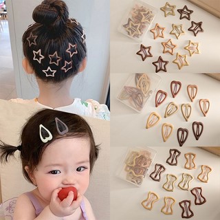 Dễ thương trẻ em tóc mái kẹp cài tóc ngôi sao giọt nước tóc thẻ bên tóc mái kẹp phụ kiện tóc kẹp tóc đẹp