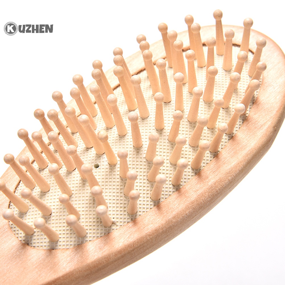 Kuzhen paddle chăm sóc tóc bàn chải massage lược da đầu giải tỏa căng thẳng eco beauty tool hot