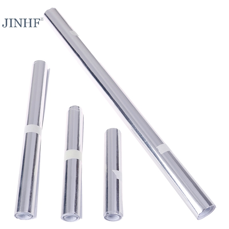 Màng decal vinyl crom dán ô tô JINHF gương bóng màu bạc đàn hồi