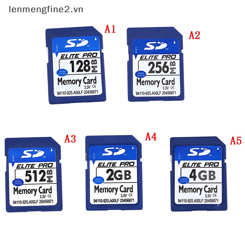 {len2} 128mb 256mb 512mb 2gb 4gb thẻ chuẩn sd bộ nhớ kỹ thuật số an toàn {lenmengfine2.vn}