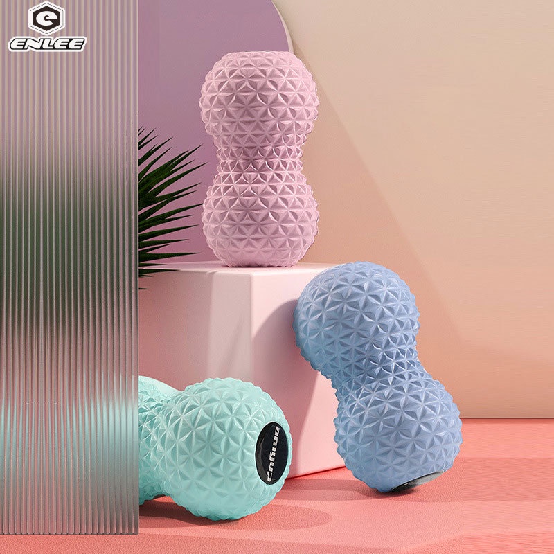 Enlee peanut ball massage ball thư giãn cơ bắp cột sống cổ plantar meridian fascia ball fitness yoga đồ dùng yoga ball
