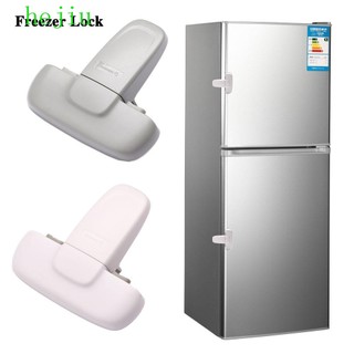 Hejiu khóa cửa tủ lạnh trang chủ khóa trẻ em tủ bảo vệ khóa tủ đông