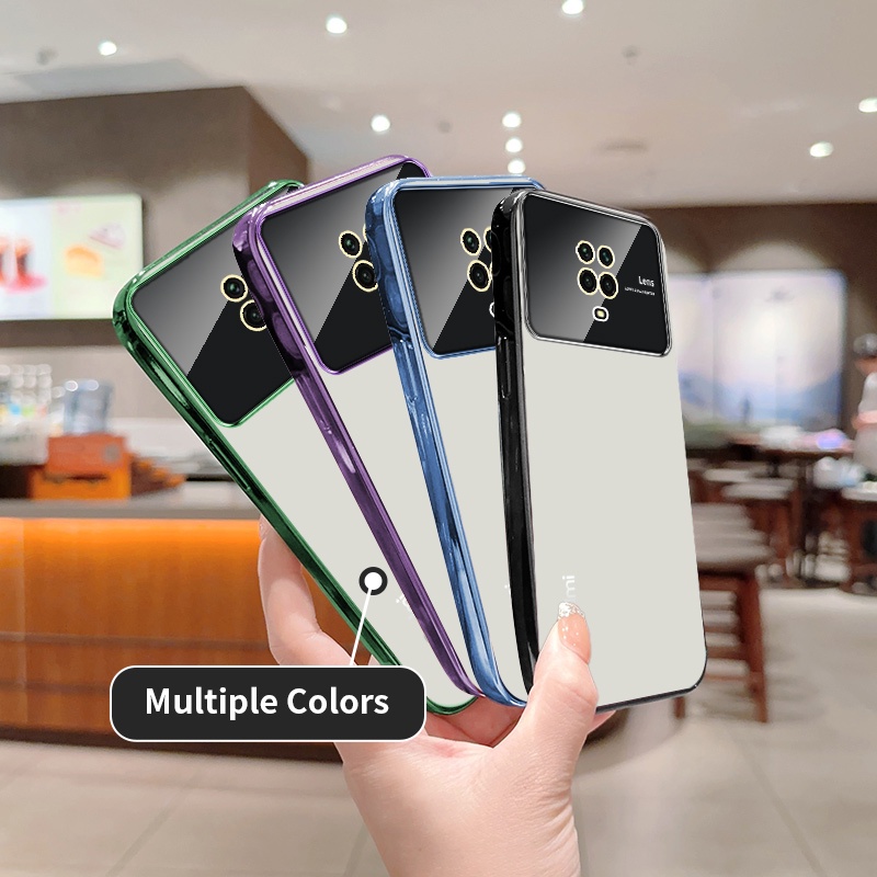 Vỏ cho xiaomi redmi note 9 pro max 9s lens film bảo vệ toàn diện hd vỏ điện thoại mềm trong suốt