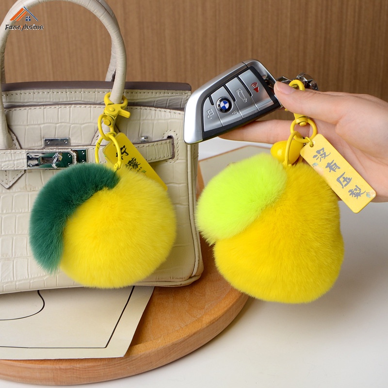 Dễ thương mango pear shape keychain sáng tạo mặt dây chuyền sang trọng lời chúc tốt nhất keyring nguồn cung cấp quà tặng sinh nhật