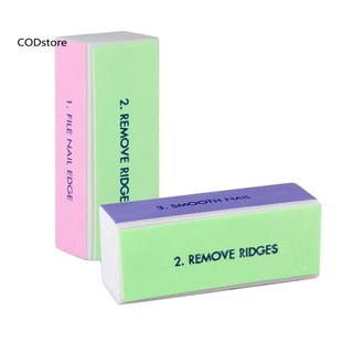 Kdc 1pc nail art shine polished buffer sanding manicure tools khối đánh bóng