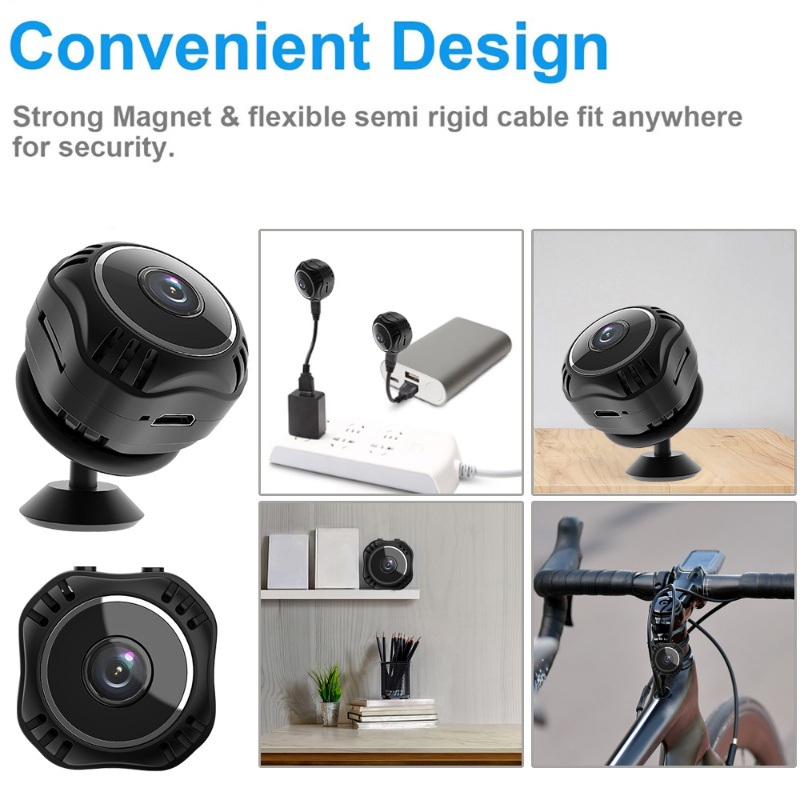 Camera Không Dây WIFI X5S HD 1080P / Mini 360° Giám Sát Điện Tử Thông Minh Xoay Được Cho Cuộc Họp Trực Tiếp