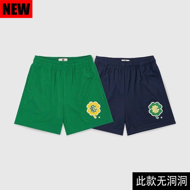 Eric Emanuel Quần Short Thể Thao Bóng Rổ Bốn Lá Đơn Giản Khô Nhanh Phong Cách Mỹ Hàng Mới Dành Cho Nam Và Nữ