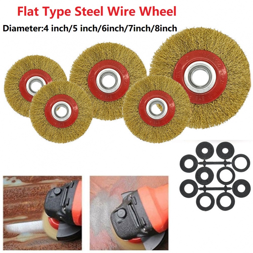 Cọ Đánh Bóng Và Đánh Bóng Kim Loại Dày 15-20mm Màu Vàng + Đỏ