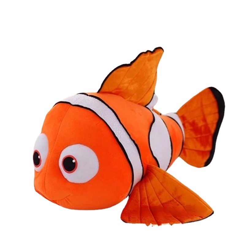 Thú Nhồi Bông Hình Cá Hề Nemo Đáng Yêu 25cm