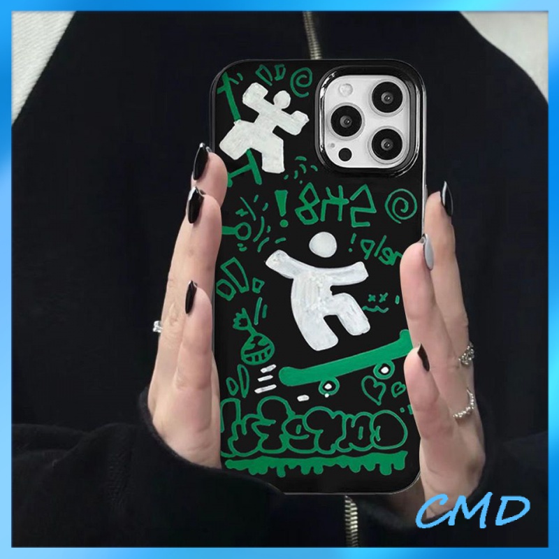 Ốp lưng iphone Điện Thoại Ván trượt, graffiti, nhân vật nhỏ, thạch, vỏ mềm silicone cá tính Cho Iphone 6 / 6S / 6splus / se / 7 / 7plus / 8 / 8plus / X / xs / xsmax / 11 / 12 / 13 / 14 / Plus / Pro / Pro Max-515